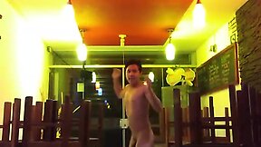 Dancing in the nude in public
