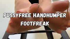Pussyfree Handhumper Footfreak: Obsessed with My Perfect Pink Toes in Nylons