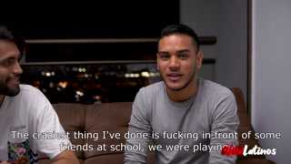 Hung Latin Luck Santos Covering Camilo Brown's Face In Cum For Wild Latinos