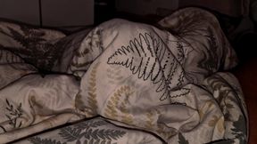 Sharing a bed with my virgin stepbrother has not been a good idea, I end up playing with his hard cock under the covers and rubbing it on