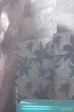 Bathroom Shower Indian Man Cock Black Biiry