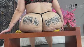 Andy Returns with a Giant Buttcrush – Intense BBW Action!!