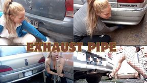 Blocking exhaust pipe