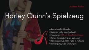 Gequält von Harley Quinn | Avalee Audio | German | CBT | Unhinged | Sadist | Handjob | Demütigung | CEI | Erotikaudio für masochistische Männer