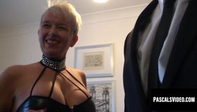 Scarla Swallows gulps cum after intense anal sex session