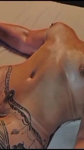 Tiffany in Professor Kadu's Massage Class