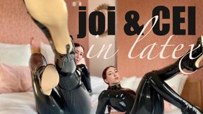 🖤 JOI + CEI IN BLACK LATEX 🖤