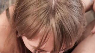 Teen Slut Angel barely legal Gets Facial After Master's Domination