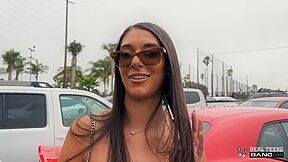 Aria Sloane In 18+ - Tall Brunette Teen 18+ Gets Her Pussy Drilled After A Golf Game