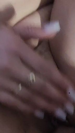 Hairy Pussy Masturbation with Licking