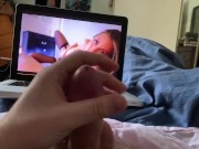 Cock Reacts: Multiple cumshots to Britney Amber