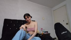 Hot Stepsister Seduces Her Stepbrother to Fuck Her., Perfect Body Hot Sex