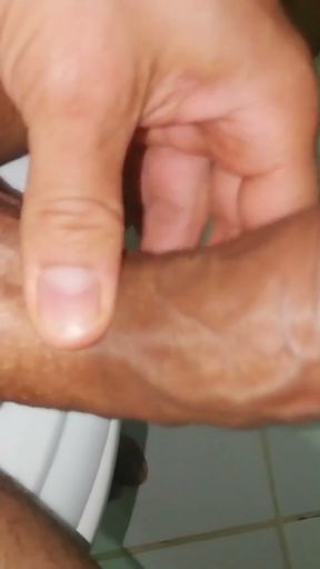 Big and Venezuelan penis, intense masturbation in white pantyhose, close-up, I&amp;#039;m yours   Clip 1