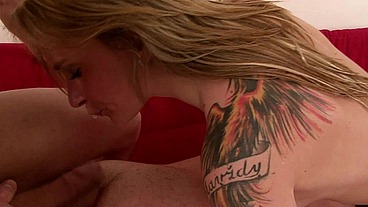 The guy and the girl went to his house where his gay friend was waiting, after which they...