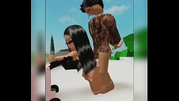 Pareja de morenos es pillada teniendo sexo al aire libre en brookhaven