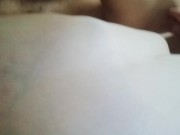 😱🔥🍆Dirty slut femboy is covered in cum from two big dicks 💦💦💦