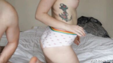 redhead horny girl gets fucked and creampied live on cam