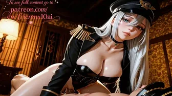 3D Hentai Gamer Girl in Student Streaming Flat