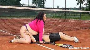 Bbw Dominatrix Face Sitting For Tennis Lessons