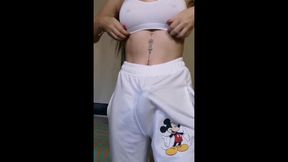 Humungous trans full salute Compilation trousers and stretch pants