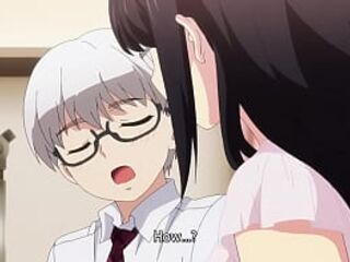 Hentai girl with glasses enjoys sex (UNCENSORED)