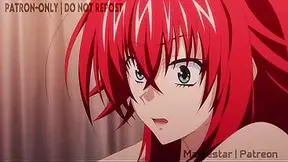 Barely legal MATURE BABE gives a hot hentai head to animated dick