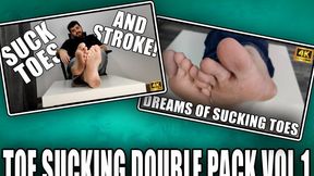 Toe Sucking Double Pack Vol 1 - 4k UHD 2160p - KingMarti - MOV