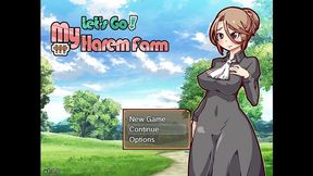 impregnate my harem farm [ breeding hentai game ] ep.32 making the nun pregnant again !