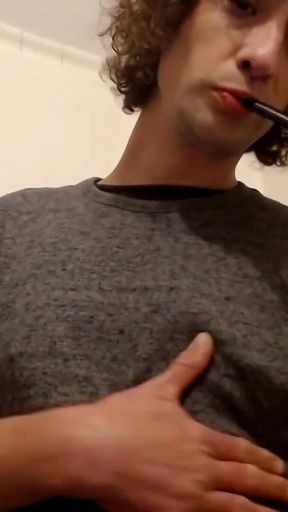 Rubbing My Big Boobies