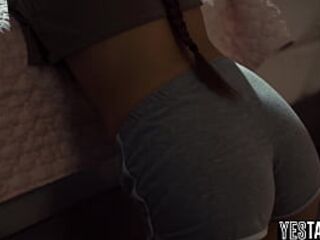 Lustful older priest anal bangs a small blameless teen to purify her