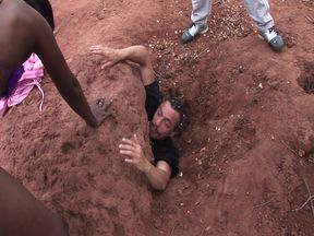 Buried Beauty in the Sand: Wild Outdoor Fetish Sex