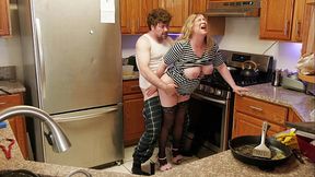 Neighbor'_s wife cums needing sugar and gives milk