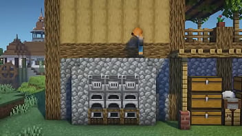 Sexy Minecraft | How to Build a Starter House with Mine Entrance | Tutorial