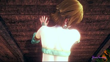Zelda Yaoi Femboy - Link POV Fucked Against the wall - Japanese Asian Manga anime game porn sissy gay