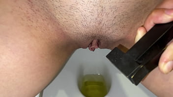 Compilation of pissing pussy with stubble close-up! Different panties! POV!