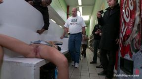 Filthy Whore Fucked at the Laundromat