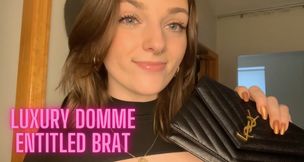 Luxury Domme Entitled Brat - Money Fetish Greedy Goddess Worship Verbal Humiliation