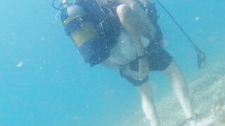 Greek Teen Sofia Pavlidi underwater sex