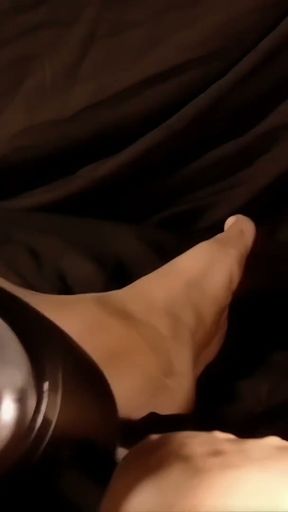 Sexy cock closeups after masturbating in leggings then finishing my cock off with an auto stroker   Clip 1