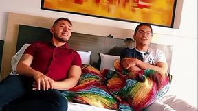 Me follo a la madrastra de mi amigo perdi&oacute_ una apuesta CUM en la boca cornudo latina