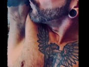 licking armpits