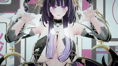 Nude Elf VTuber Dances Booo! | Hentai MMD