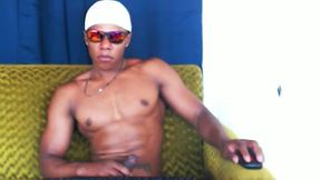Latino Model Spitian Plays with His Dick
