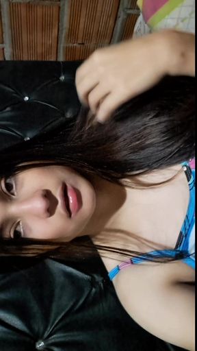 India Shows off Tits and Her Rich Pussy