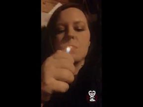 Miss Chalice Smokes a Cigarette