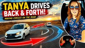Tanya Driving Practice Forward Reverse Braking and Turning Around 26 min