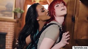 Ts boss anally punishes trans babysitter