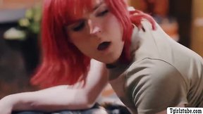 Ts boss anally punishes trans babysitter