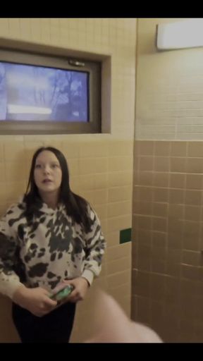 Caught Restroom Sloppy Seconds Confession at Hotel