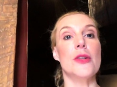 Blonde amateur milf does anal on pov camera 21